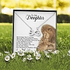 To My Daughter - You Will Always Be Daddy's Little Girl – Necklace PWB161