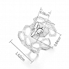 S925 Honeycomb Ring PWB248