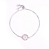 Colorful Rainbow Zircon 26 Letter Bracelet   PW881