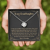 To my Granddaughter - I want you to believe deep in your heart Love Grandpa Necklace PWB179