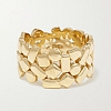 Gold Plated Punk Ring PWB173