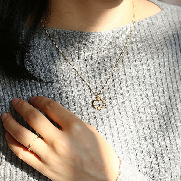 Irregular Pendant Necklace PWB338