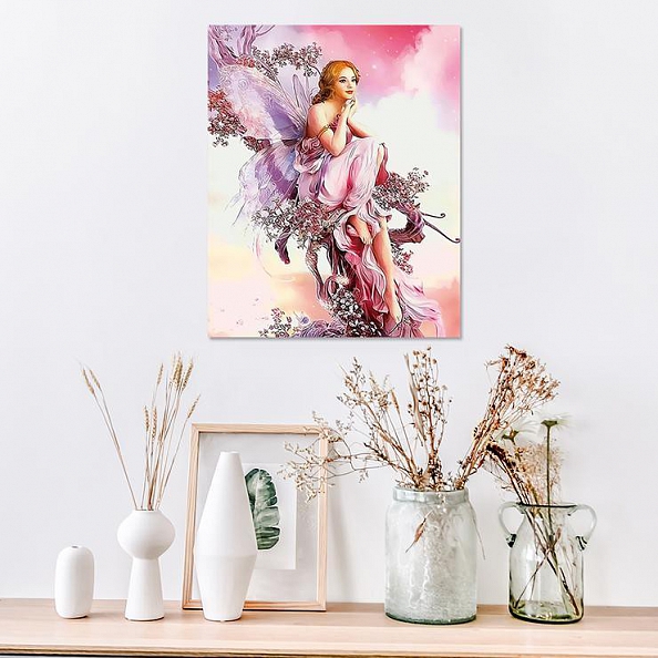 DIY Paint By Numbers- Butterfly Elves(30*40 CM) PW620
