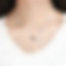 Heart & Lock Pendant Necklace PWB529