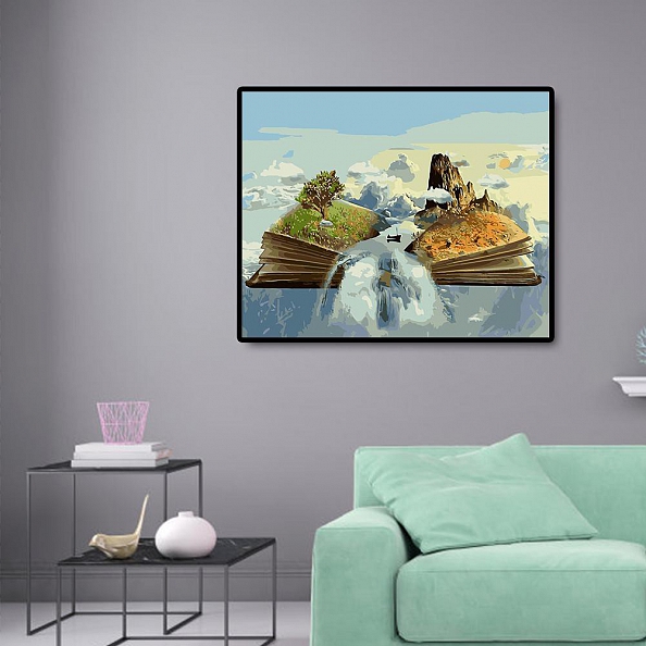 DIY Paint By Numbers Kit(16x20in40x50cm)-Book World PW802