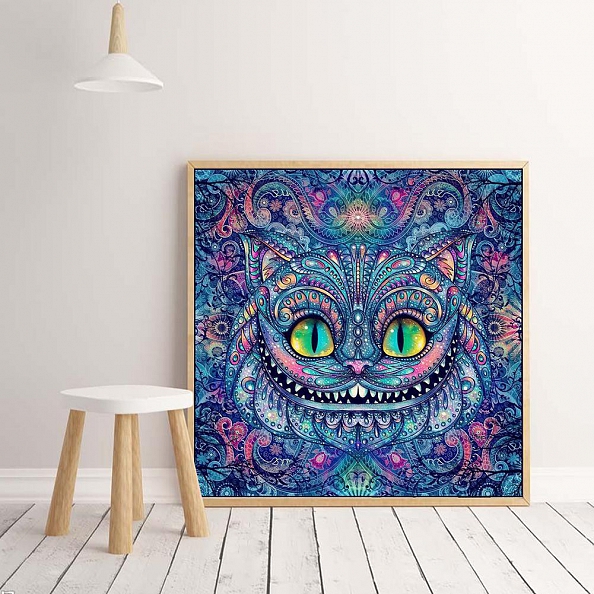 Crystal Rhinestone Diamond Painting - Cat PW687