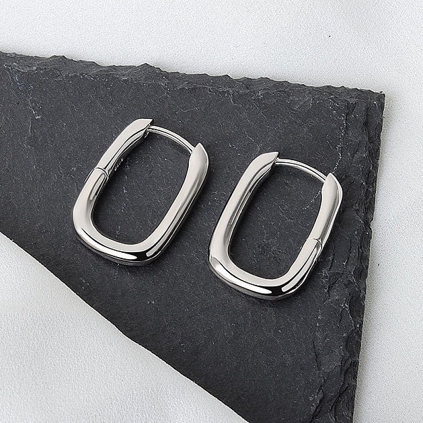 Minimalist Oval Earrings PWB500