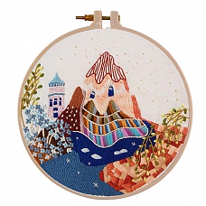 Mountain -Embroidery Kit(30x30cm) PW667