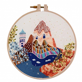 Mountain -Embroidery Kit(30x30cm) PW667