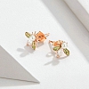 Rose Gold Pearl Bee Stud Earrings PWB441