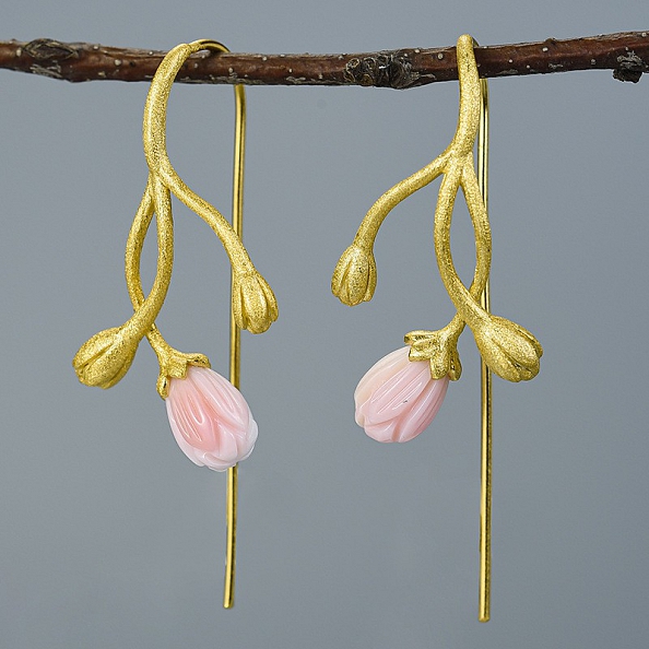 Elegant Jasmine Flower Earrings PWB402