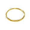 Never Give Up Gold Cuff Bracelet PWB383