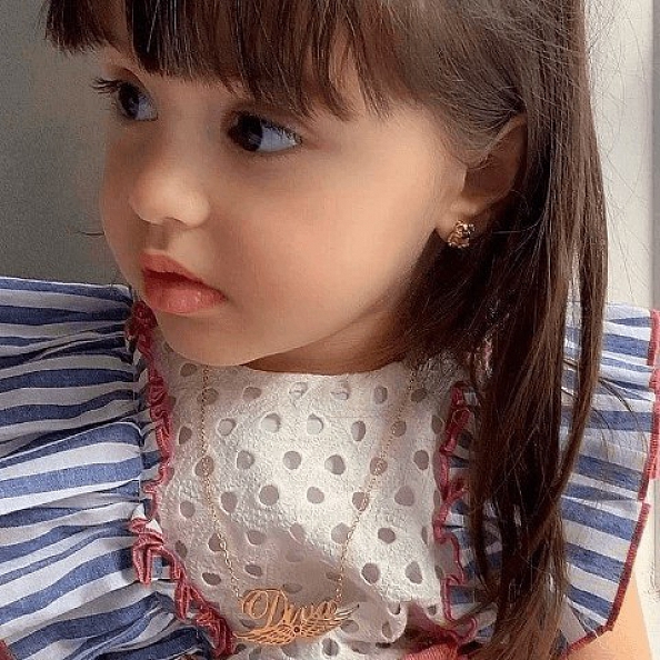 Angel Wing Name Necklace with Birthstone PW937