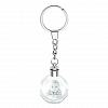 Custom  Photo Crystal Key Chain Ocagon PW338