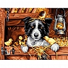 DIY Paint By Numbers Kit(40x50cm) - Chick Dog PW754