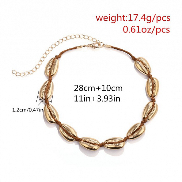 Simple shell necklace PW923