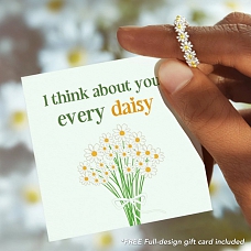 I THINK ABOUT YOU EVERY DAISY RING PWB409