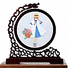 Flowers Girl-Embroidery Kit(30x30cm) PW665