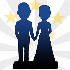 Fully Customizable 2 person Custom Bobblehead PW275