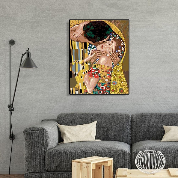 DIY Paint By Numbers- Lover Kiss(40*50 CM) PW743
