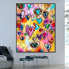 Pattern Heart Best Paint By Number Kits PW140