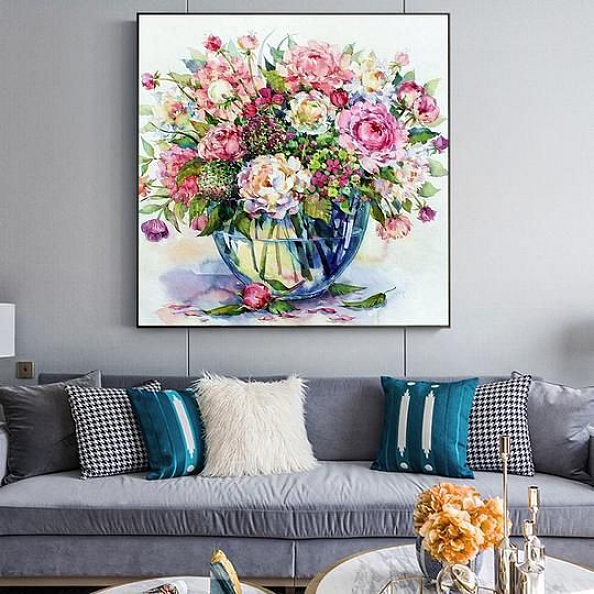 Flower Bottle Flower Paint By Numbers Kits PW160