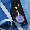 Custom  Photo Crystal Key Chain Ocagon PW338