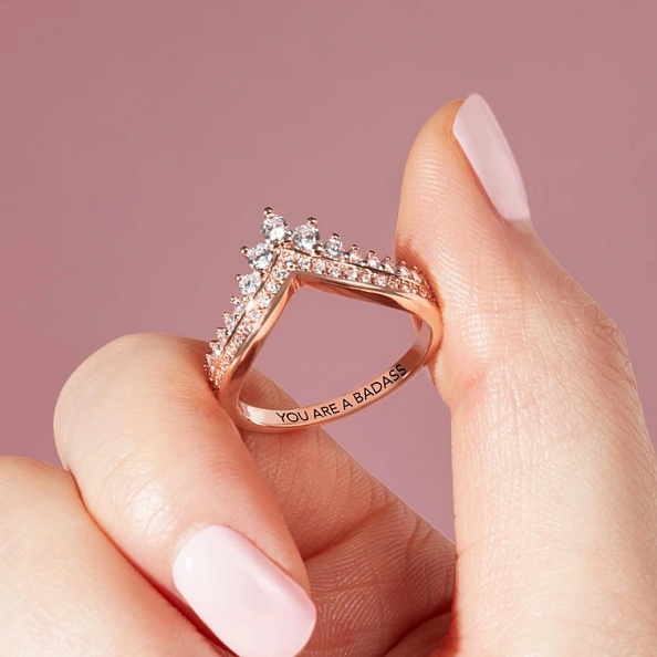 Never Give Up-You Are A Badass Ring PWB194