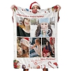Custom Photo Collage Blankets Christmas Gift with 5 Photos PW505