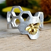 S925 Honeycomb Ring PWB248