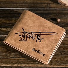 Men's  Custom Photo Wallet Sketch PW183