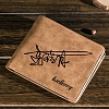 Men's  Custom Photo Wallet Sketch PW183