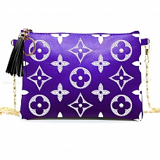 DIY Blue Leather Shoulder Bag Diamond Painting PW640