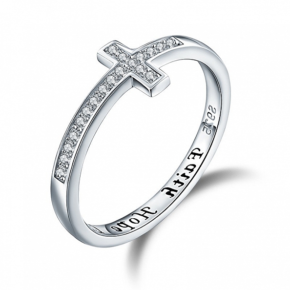 Inspirational Faith Hope Ring PWB299