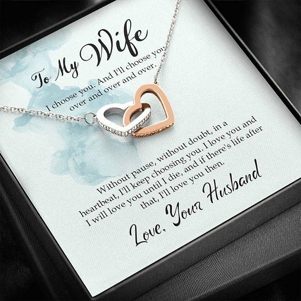 I WILL CHOOSE YOU OVER AND OVER Necklace PWB351