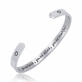 YOU ARE LOVED Cuff Bangle PWB431