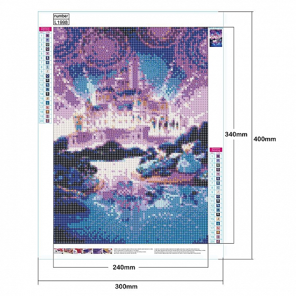 DIY Full Round Diamond Painting -Mickey Mouse PW819