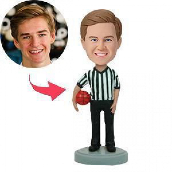 Basketball Referee Custom Bobblehead PW420