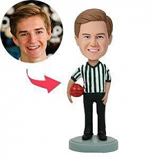 Basketball Referee Custom Bobblehead PW420