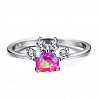 Opal & Crystal Paw Ring PWB315
