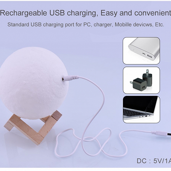 Moon Lamp With Photo 16 Colors PW029