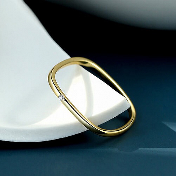 Minimalist Square Ring PWB343