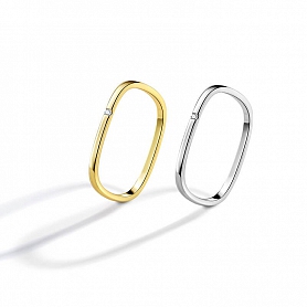 Minimalist Square Ring PWB343