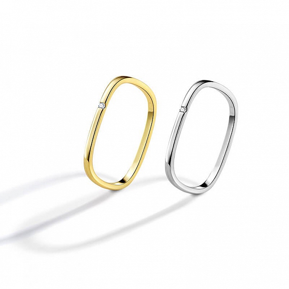 Minimalist Square Ring PWB343