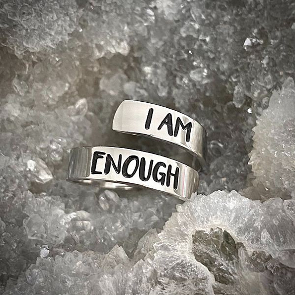 I AM ENOUGH Ring PWB380