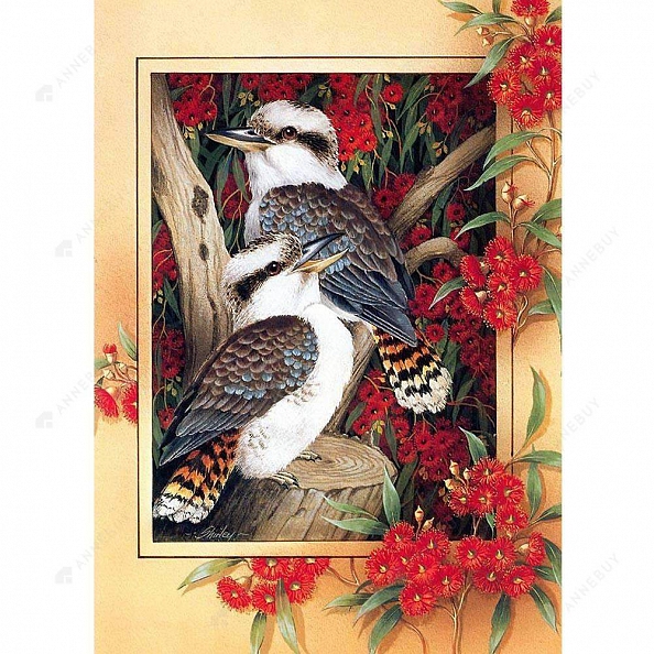 DIY Full Drill Diamond Painting -Parrot PW722