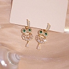 Crystal Owl Earrings PWB534
