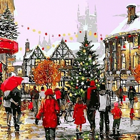Landscape London Christmas Paint By Numbers Kits PW383