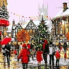 Landscape London Christmas Paint By Numbers Kits PW383