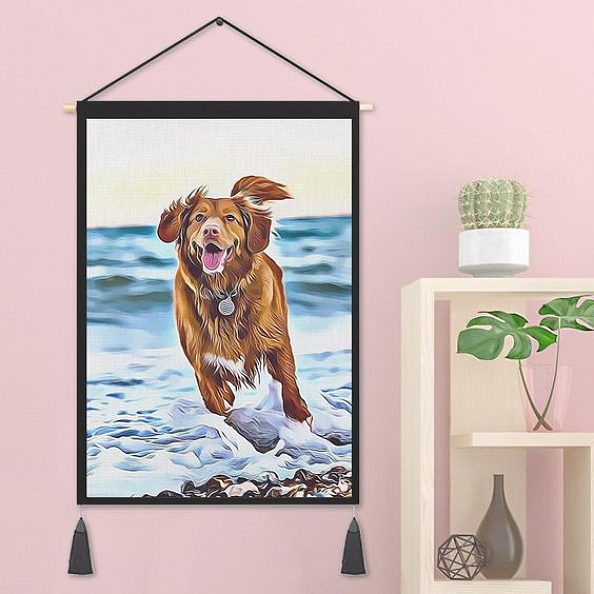 Personalized Art Painting Custom Photo Tapestry - Wall Decor Hanging Fabric PW252